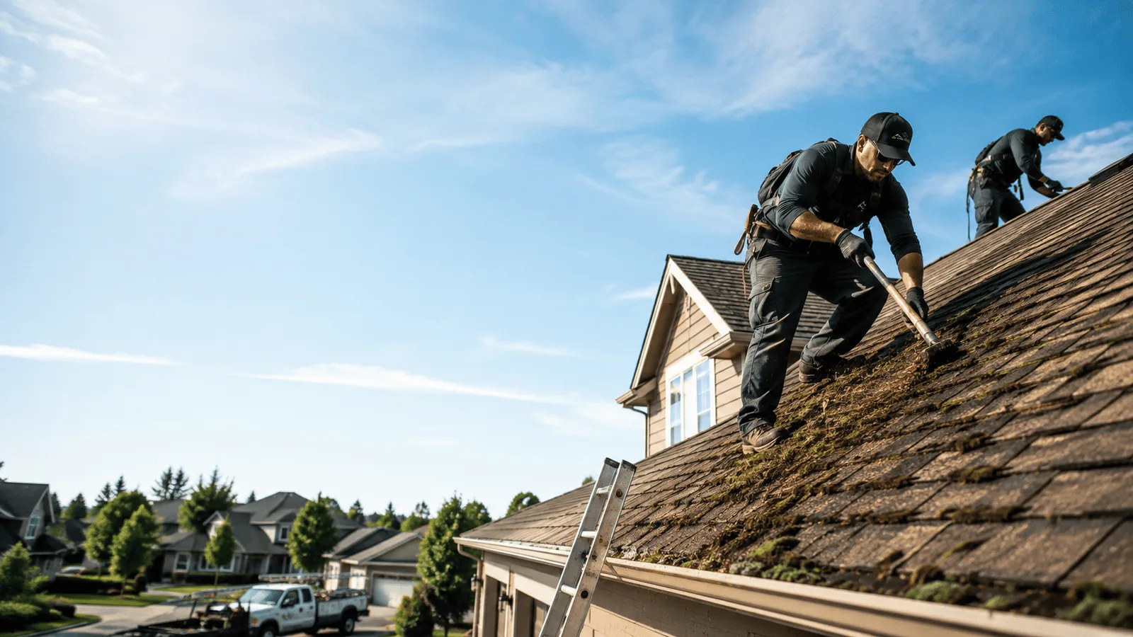 Roof Moss Removal in Wickliffe, OH near me
